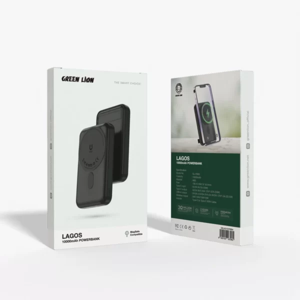 پاوربانک گرین لاین GREEN LION LAGOS 10K
