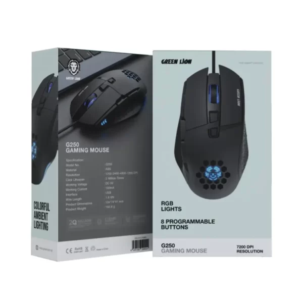 موس گیمینگ گرین لاین GREEN LION G250