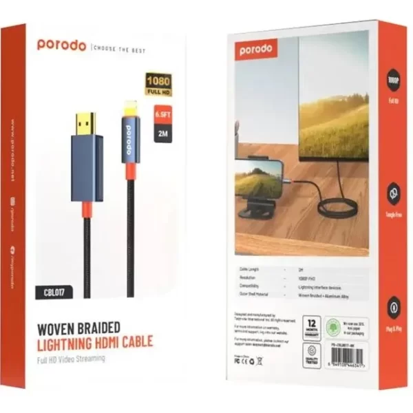 کابل تبدیل پرودو Type-C به HDMI